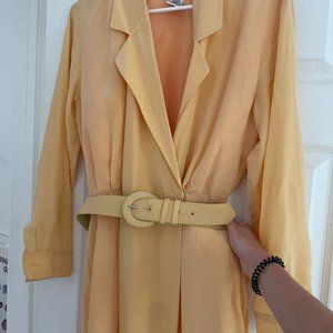 Vintage yellow/orange dress with belt